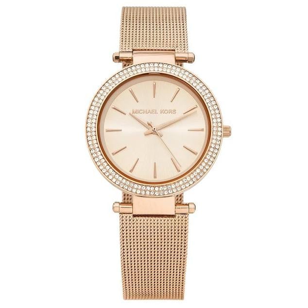 Michael Kors Ladies Darci Rose Gold Watch - MK3369